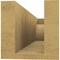 Ekena Millwork 4in. W x 4in. H x 16in. L Rivera Woodgrain TimberThane Rafter Tail, Primed Tan RFTUR04X04X16RIVRCPR - alternate 6